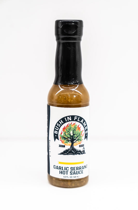 Garlic Serrano Hot Sauce
